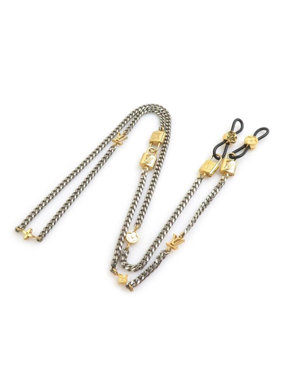 Auth Louis Vuitton Eyewear Chain Glass #340647L32B